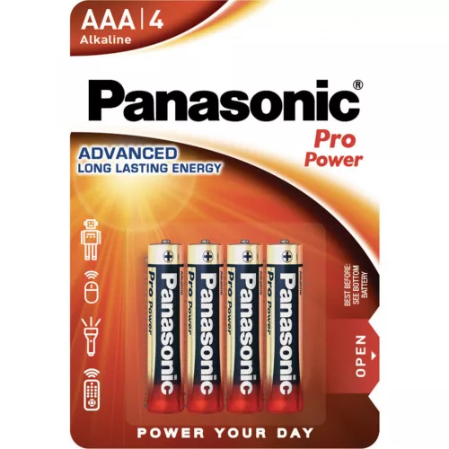 PANASONIC PRO Power AAA elem (4db) (LR03PPG/4BP)