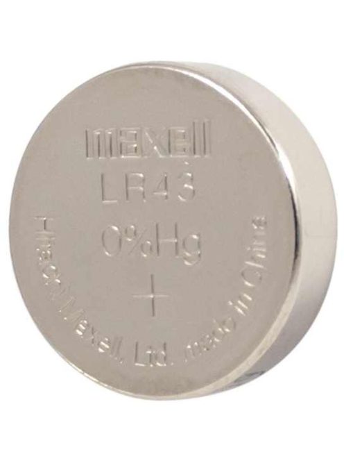 Maxell LR43L (1,5V) alkáli gombelem
