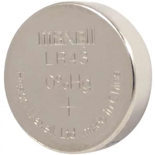 Maxell LR43L (1,5V) alkáli gombelem