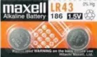 MAXELL LR43 gombelem (1,5V) (2db)