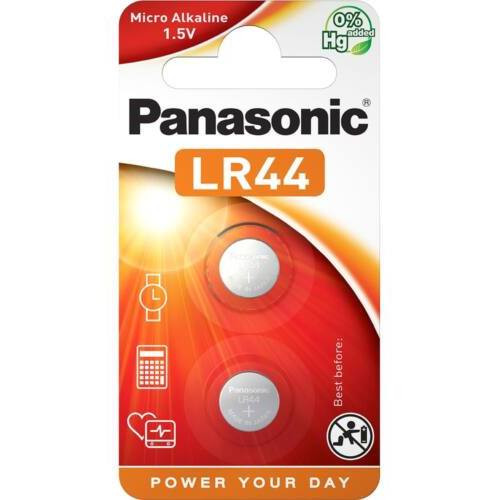 Panasonic LR44 gombelem (2db) (LR44EL/2B)