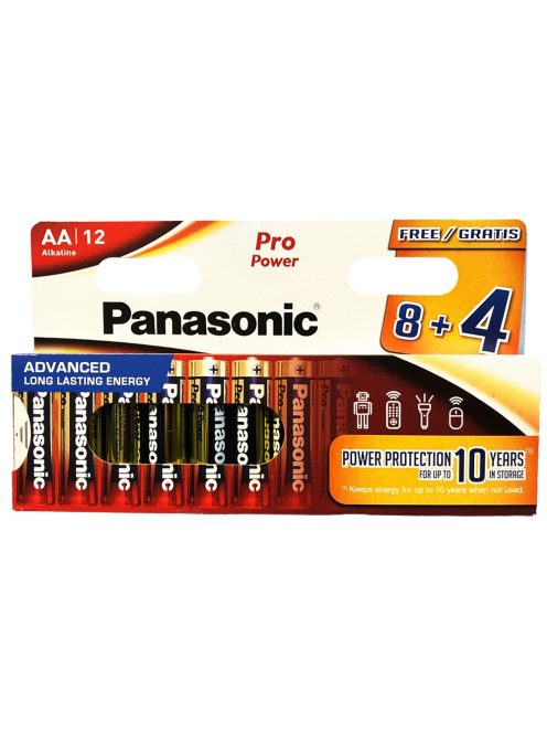 Panasonic Pro Power AA elem (ceruza) (12db) (LR6PPG/12HH)