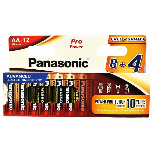 Panasonic Pro Power AA elem (ceruza) (12db) (LR6PPG/12HH)