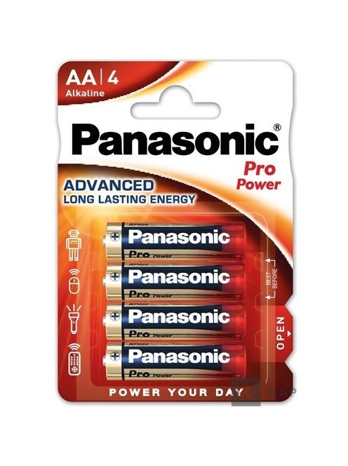 Panasonic Pro Power AA elem (ceruza) (4db) (LR6PPG/4BP)