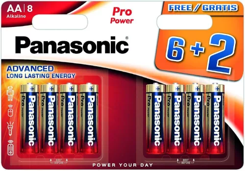 PANASONIC PRO Power AA elem (8db) (LR6PPG/8BW)