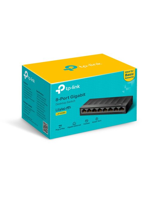 TP-LINK LS1008G Desktop Switch 8-Port (10/100/1000Mbps)