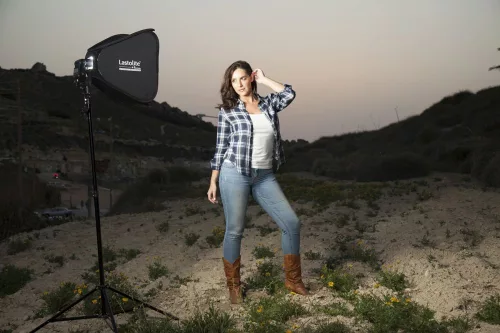 Lastolite Ezybox Hotshoe Kit 38x38cm+Stand/Tilthead & 2400 Handle (LS2470)