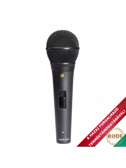 RODE M1-S dinamikus színpadi mikrofon némító kapcsolóval