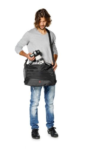 Manfrotto Advanced Befree messenger DSLR/CSC válltáska, fekete (MA-M-A)