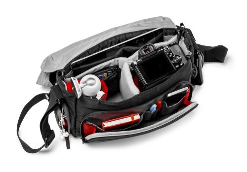 Manfrotto Advanced Pixi messenger CSC/DSLR kamera táska, fekete (MA-M-AS)