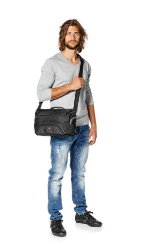 Manfrotto Advanced Pixi messenger CSC/DSLR kamera táska, fekete (MA-M-AS)