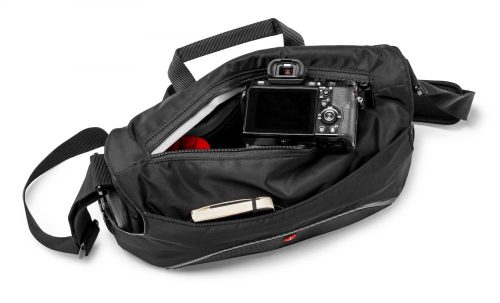 Manfrotto Advanced Pixi messenger CSC/DSLR kamera táska, fekete (MA-M-AS)