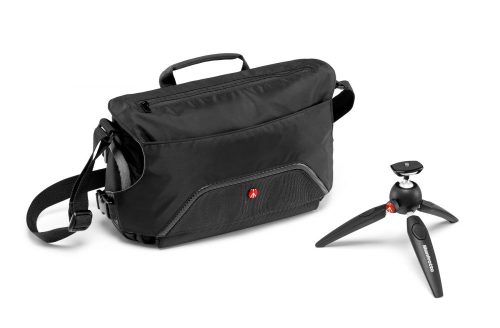 Manfrotto Advanced Pixi messenger CSC/DSLR kamera táska, fekete (MA-M-AS)