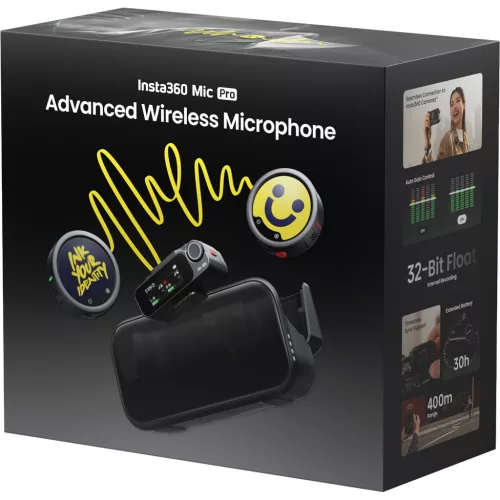 Insta360 Mic Pro (2TX + 1RX)