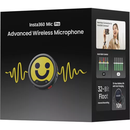 Insta360 Mic Pro Transmitter (Graphite Black)