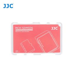 JJC MCH-SDMSD6CN memóriakártya tartó (red)
