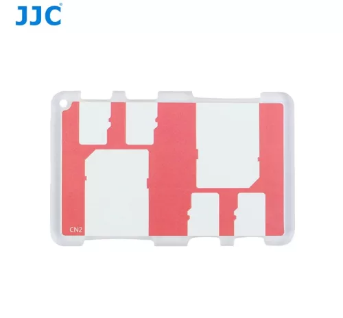 JJC MCH-SDMSD6CN memóriakártya tartó (red)