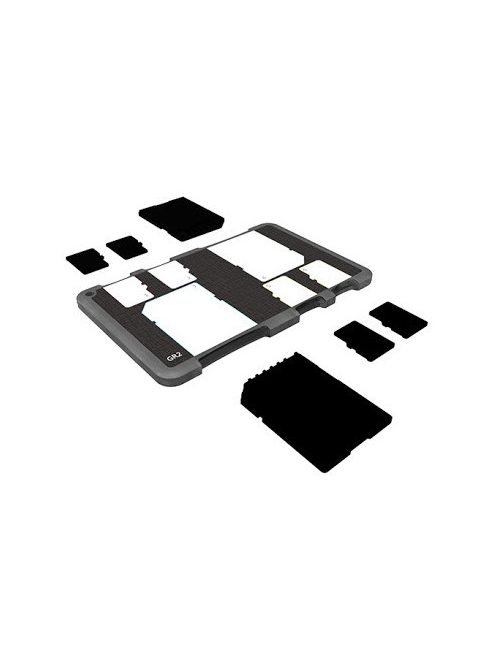 JJC MCH-SDMSD6GR memóriakártya tartó (black)