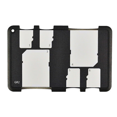 JJC MCH-SDMSD6GR memóriakártya tartó (black)