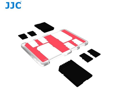 JJC MCH-SDMSD6GR memóriakártya tartó (black)