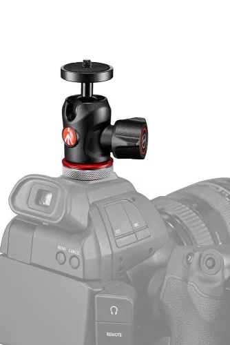 Manfrotto MH492LCD-BH mikro gömbfej cold shoe vakukpapucs csatlakozással