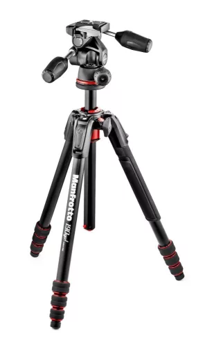 Manfrotto MK190GOA4TB-3W alumínium állvány, 3D fejjel