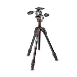   Manfrotto 190go! MS Carbon Tripod kit 4-Section with XPRO 3-way head (MK190GOC4-3WX)