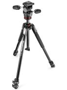 Manfrotto 190X Tripod with 804 3-Way Head and Quick Release Plate (MK190X3-3W1)