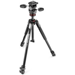   Manfrotto 190X Tripod with 804 3-Way Head and Quick Release Plate (MK190X3-3W1)