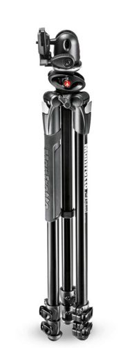 Manfrotto 290 Dual Alu 3-Section Tripod Kit with 496RC2 Ball Head (MK290DUA3-BH)