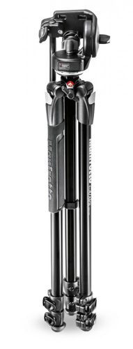 Manfrotto 290 Xtra Alu 3-Section Tripod Kit with 128RC Fluid Head (MK290XTA3-2W)