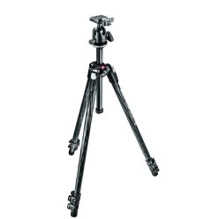   Manfrotto 290 XTRA CARBON Kit, CF 3 sec. tripod with ball head (MK290XTC3-BH)