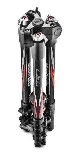 Manfrotto BeFree Carbon fibre Travel Tripod with Ball head, black (MKBFRC4-BH)