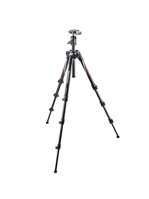 Manfrotto BeFree Carbon fibre Travel Tripod with Ball head, black (MKBFRC4-BH)