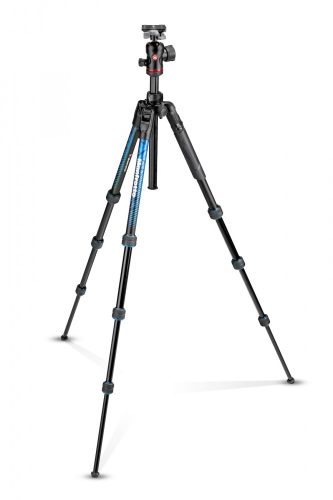 Manfrotto Befree Advanced Aluminum Travel Tripod twist blue, ball head (MKBFRTA4BL-BH)