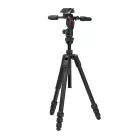 Manfrotto Befree GT PRO Aluminum Travel Tripod with 3-Way Pan/Tilt Head (MKBFRTA4GTFB-3W)