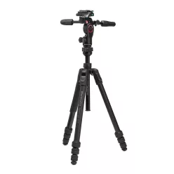   Manfrotto Befree GT PRO Aluminum Travel Tripod with 3-Way Pan/Tilt Head (MKBFRTA4GTFB-3W)