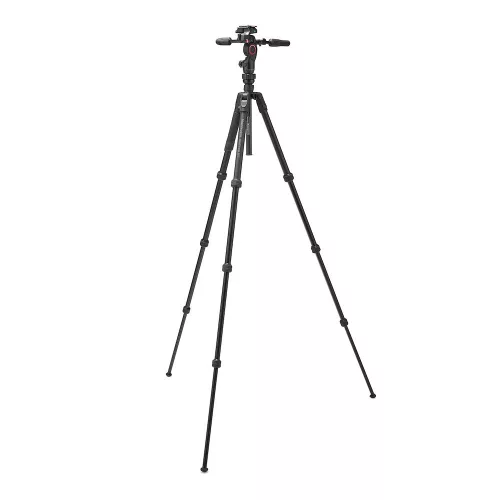 Manfrotto Befree GT PRO Aluminum Travel Tripod with 3-Way Pan/Tilt Head (MKBFRTA4GTFB-3W)