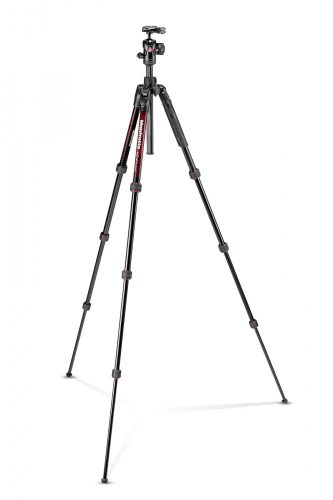 Manfrotto Befree Advanced Aluminum Travel Tripod twist red, ball head (MKBFRTA4RD-BH)