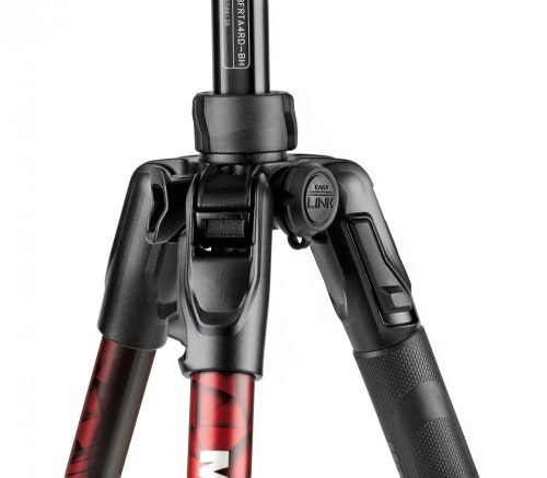 Manfrotto Befree Advanced Aluminum Travel Tripod twist red, ball head (MKBFRTA4RD-BH)
