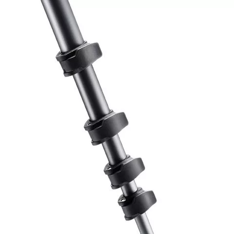 Manfrotto Compact Advanced aluminium tripod with 3-way head, black (MKCOMPACTADV-BK)