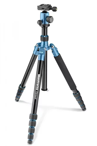 Manfrotto MKELEB5BL-BH állvány gömbfejjel - kék színű