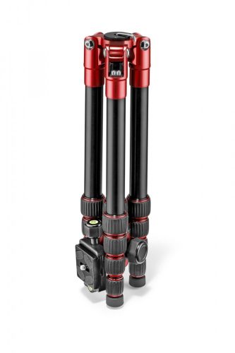 Manfrotto Element Traveller Tripod Small with Ball Head, Red (MKELES5RD-BH)