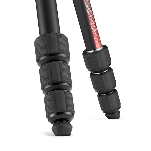 Manfrotto Element Traveller Tripod Big with Ball Head, Red (MKELEB5RD-BH)