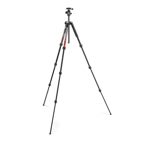 Manfrotto Element Traveller Tripod Big with Ball Head, Red (MKELEB5RD-BH)