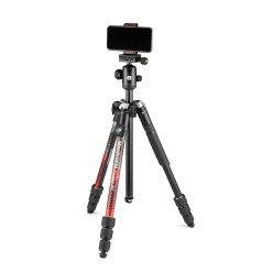   Manfrotto Element Traveller Tripod Big with Ball Head, Red (MKELEB5RD-BH)