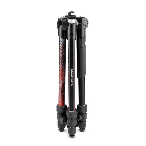 Manfrotto Element Traveller Tripod Big with Ball Head, Red (MKELEB5RD-BH)