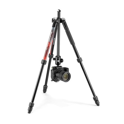 Manfrotto Element Traveller Tripod Big with Ball Head, Red (MKELEB5RD-BH)