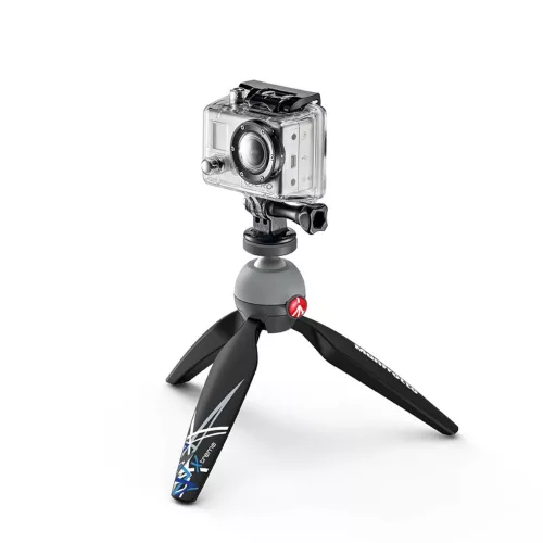 Manfrotto PIXI Xtreme Mini Tripod with head for GoPro cameras (MKPIXIEX-BK)