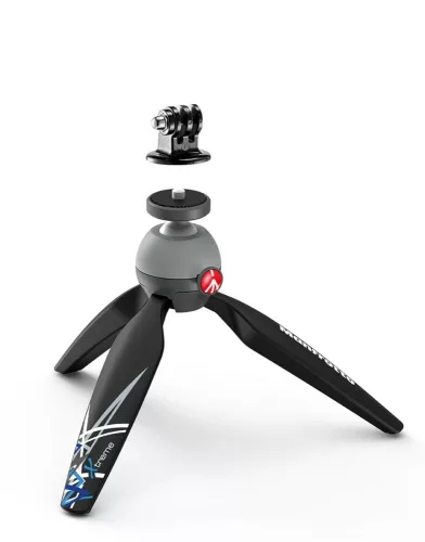 Manfrotto PIXI Xtreme Mini Tripod with head for GoPro cameras (MKPIXIEX-BK)